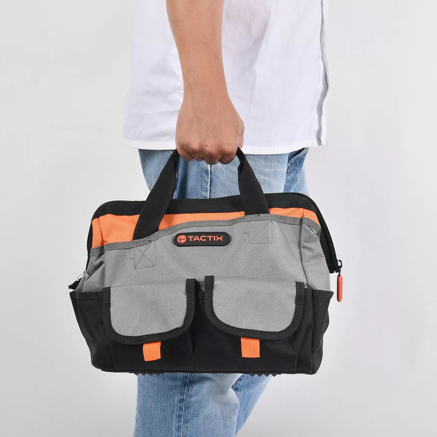 Tactix 12-inch Gate Mouth Tool Bag