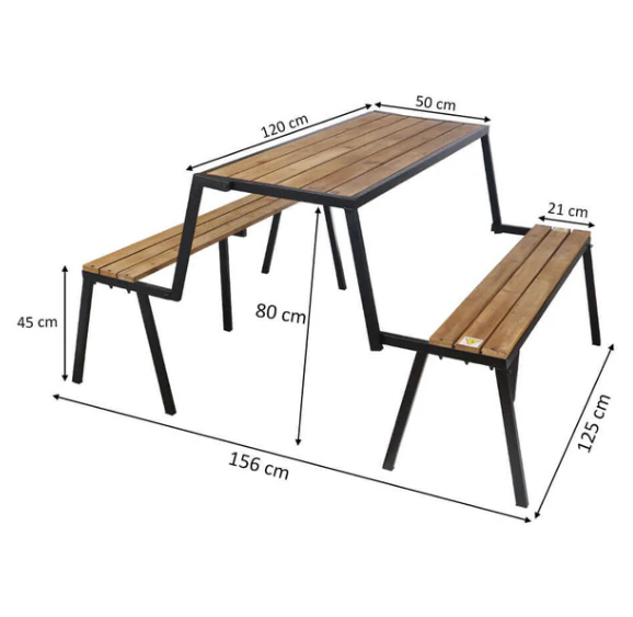 3 In 1 Folding Bench and Table